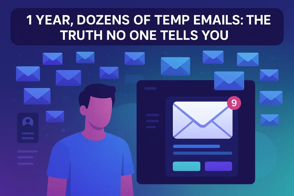 1 Year, Dozens of Temp Emails: The Truth No One Tells You